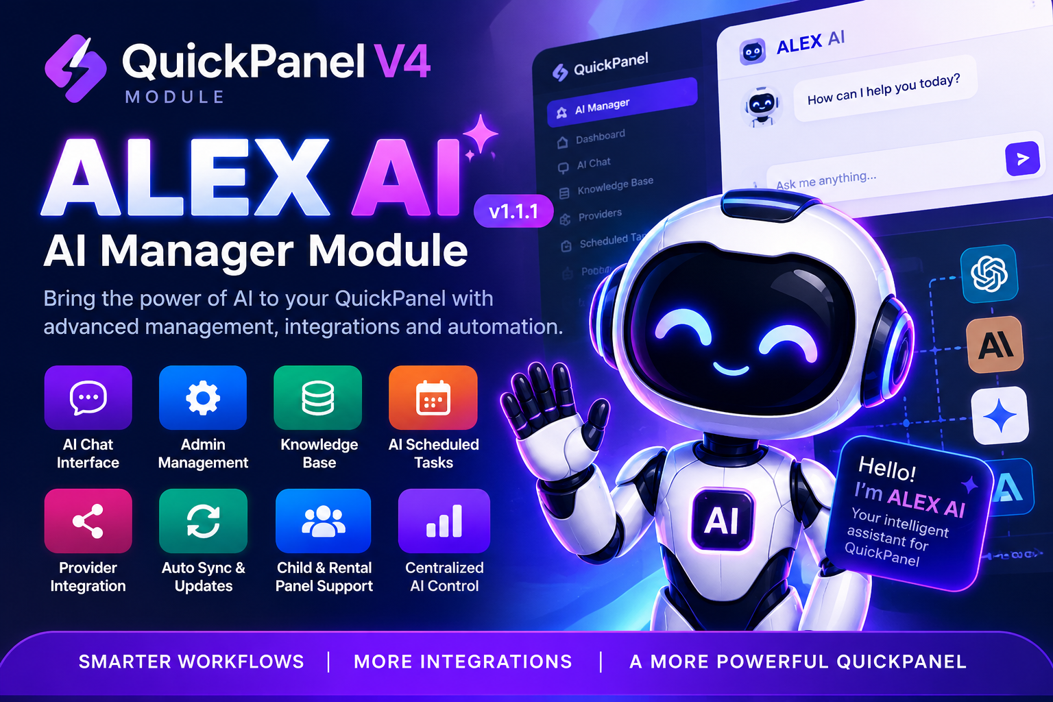 ALEX AI  – AI Manager and Provider Integration Module preview